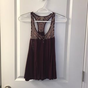 Maroon Tank Top